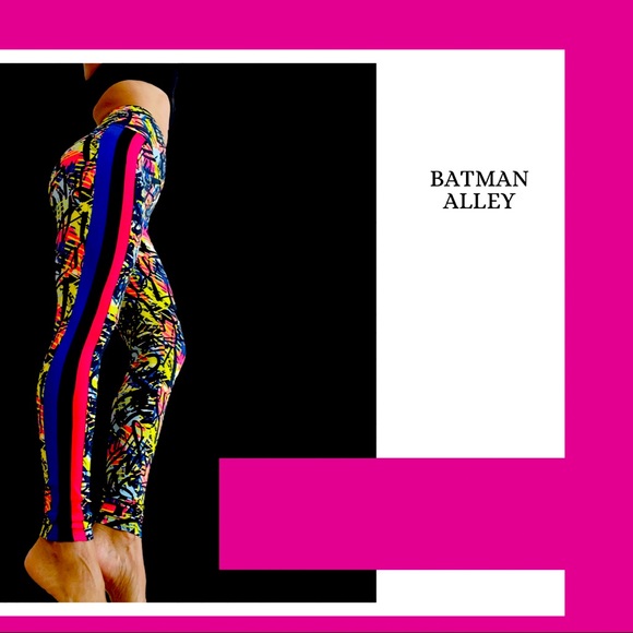 Cool Neon Graffiti Bombom Leggings - Picture 6 of 6